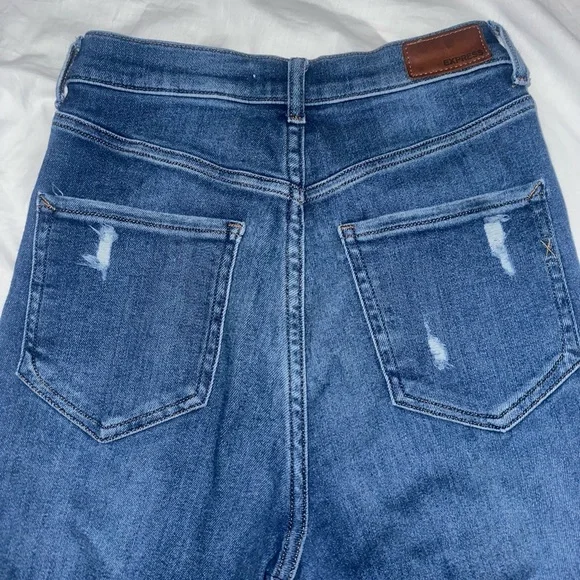 High waist, Xpress distressed denim - Picture 4 of 4